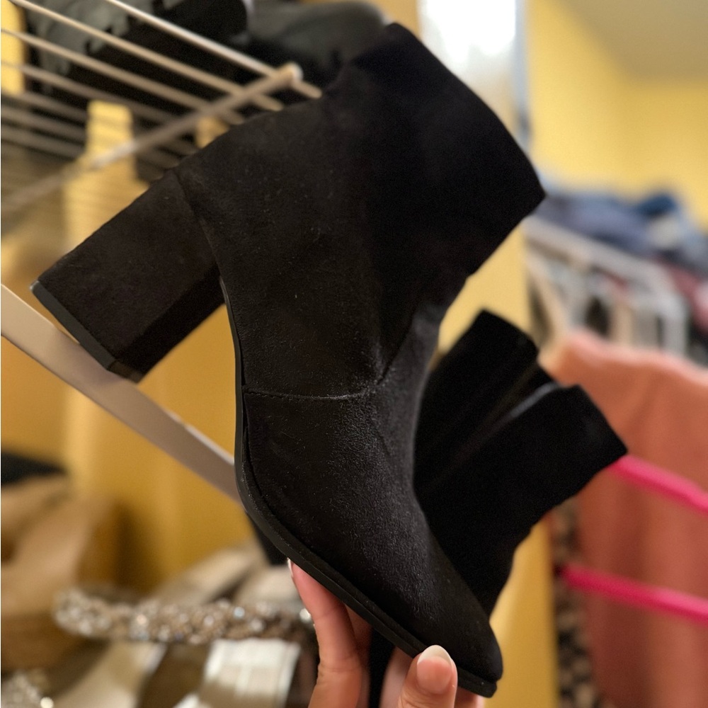 Marc Fisher Black Ankle Booties